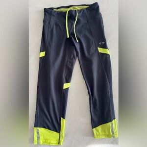 Champion Pants with Neon Green Lining